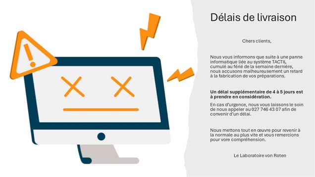 Délais De Livraison Panne Informatique